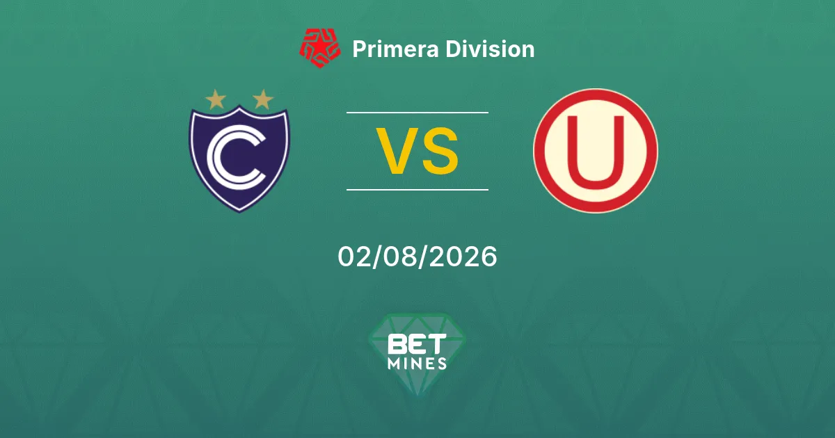 Palpite Cienciano x Universitario: Prévia e Análise da Partida | Primera Division 02-08-2026