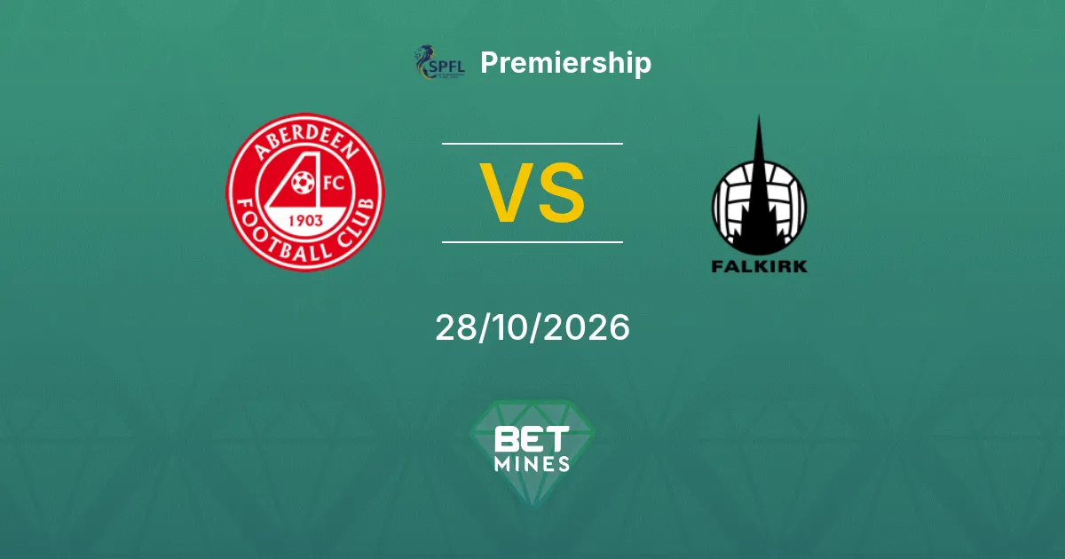 Aberdeen vs Falkirk Pronostico: Anteprima e analisi della partita | Premiership 28-10-2026