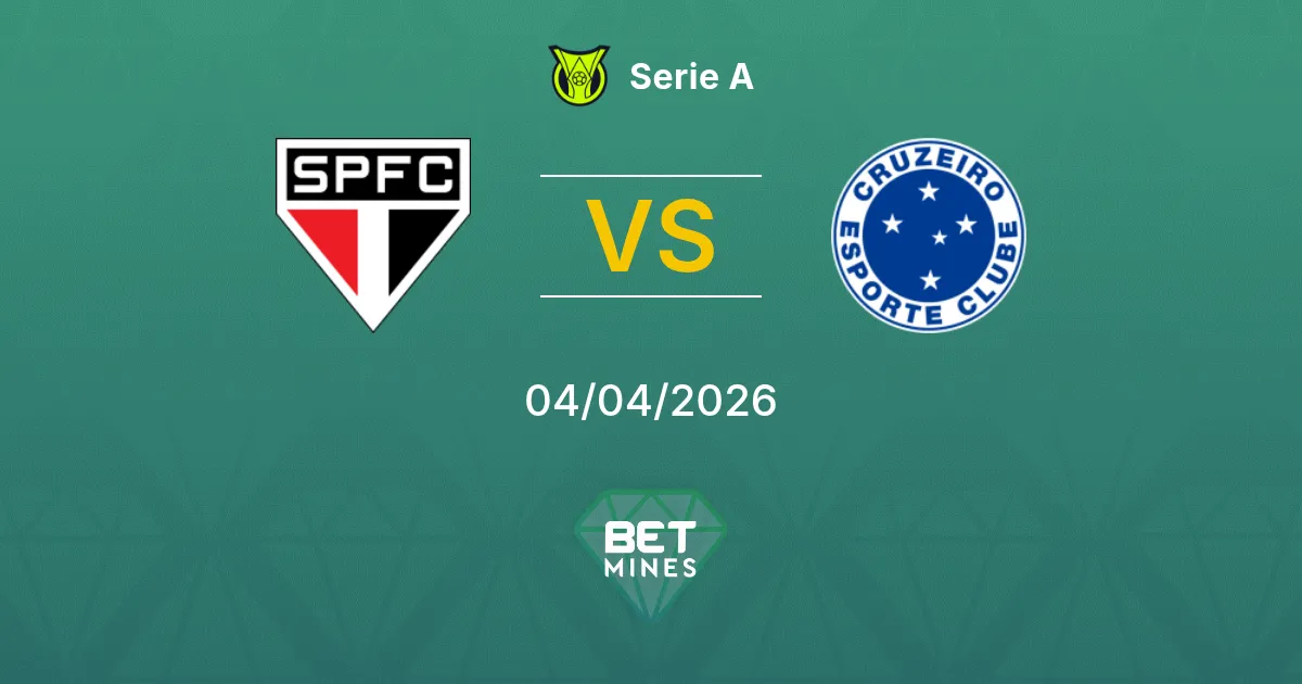 São Paulo vs Cruzeiro Pronóstico: Previa y Análisis del Partido | Serie A 04-04-2026
