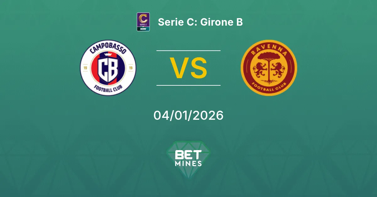 Campobasso vs Ravenna Pronostico: Anteprima e Analisi della Partita | Serie C: Girone B 04-01-2026