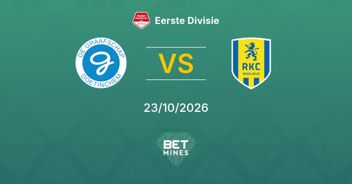 De Graafschap vs RKC Waalwijk