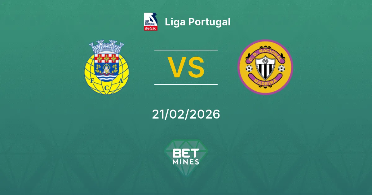 Arouca vs Nacional Pronostic : Aperçu et Analyse du Match | Liga Portugal 21-02-2026