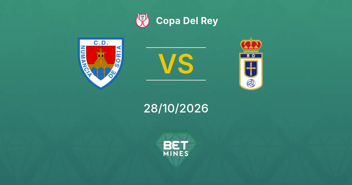 Numancia x Real Oviedo Palpite: prévia e análise da partida | Copa do Rei 28-10-2026