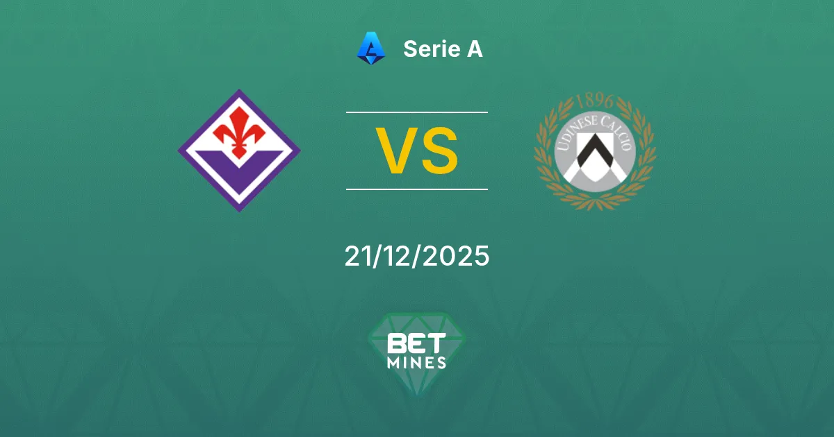 Fiorentina vs Udinese Pronostico: Anteprima e Analisi della Partita | Serie A 21-12-2025