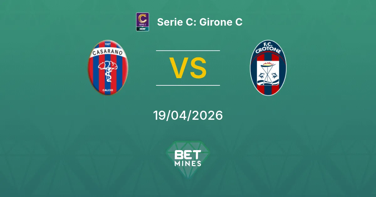 Casarano vs Crotone Pronostico: Anteprima e Analisi della Partita | Serie C: Girone C 19-04-2026