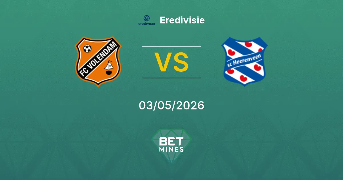FC Volendam vs SC Heerenveen Pronostico: Anteprima e Analisi della Partita | Eredivisie 03-05-2026