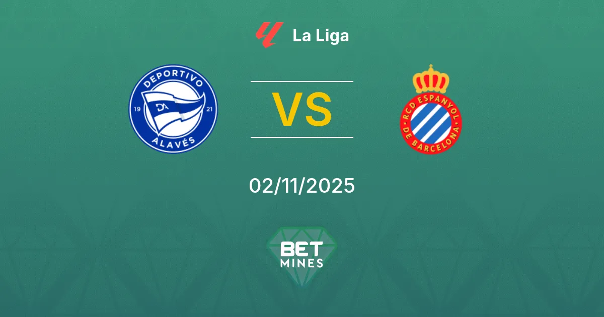 Deportivo Alavés vs Espanyol Prediction: Match Preview and Analysis | La Liga 02-11-2025