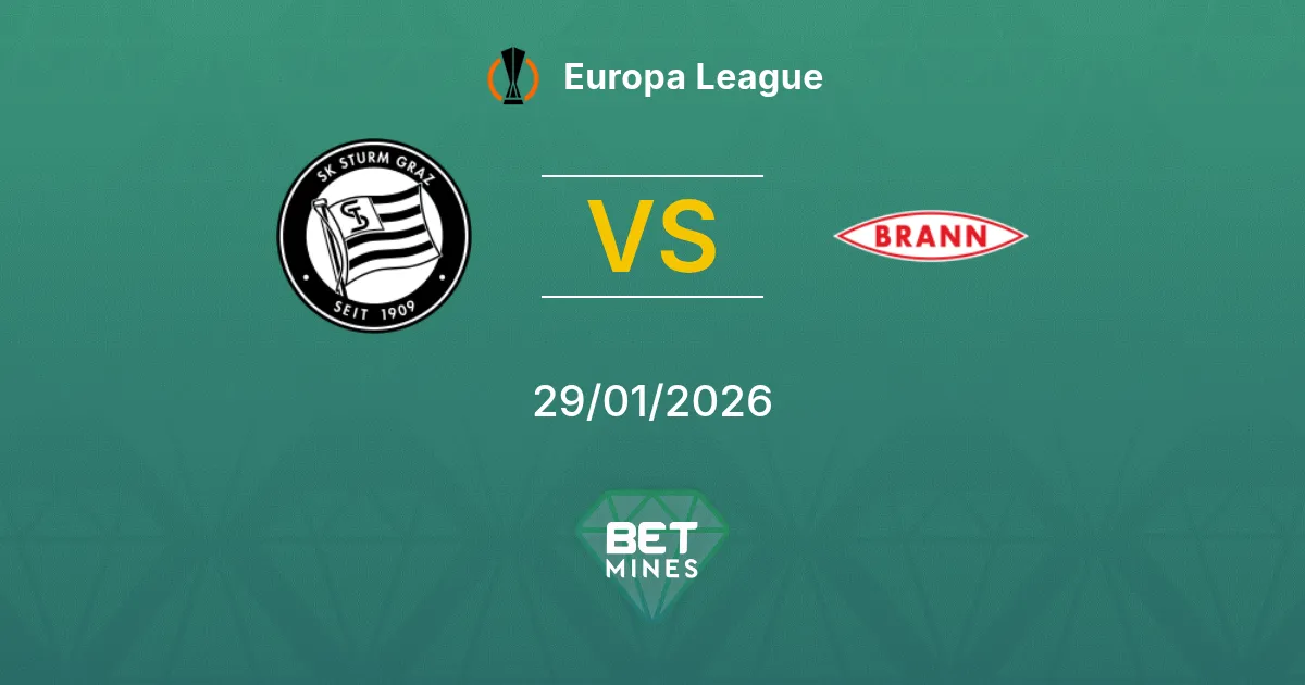Sturm Graz vs Brann Prediction: Match Preview and Analysis | Europa League 29-01-2026