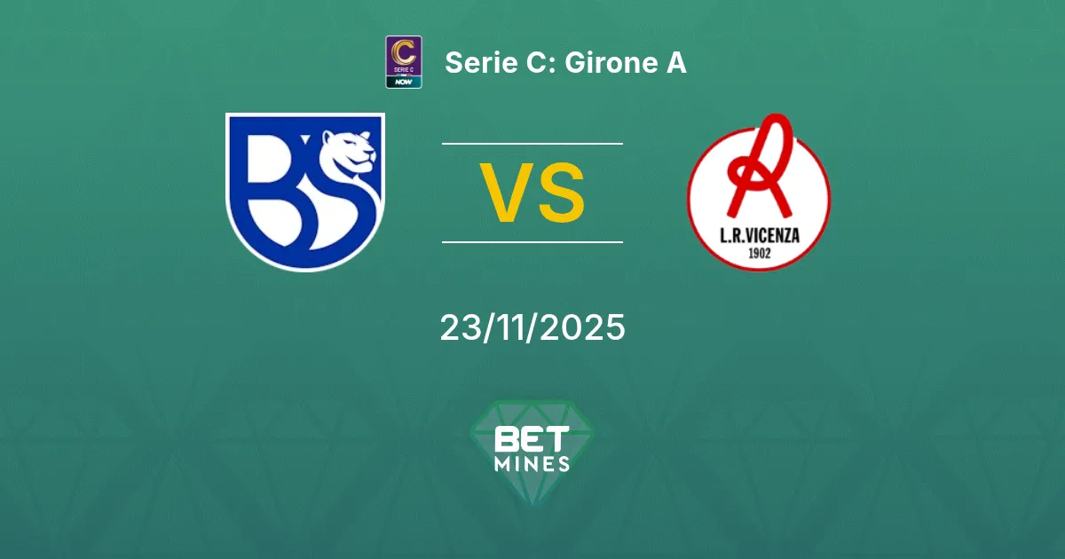 Union Brescia vs Vicenza Prediction: Match Preview and Analysis | Serie C: Girone A 23-11-2025