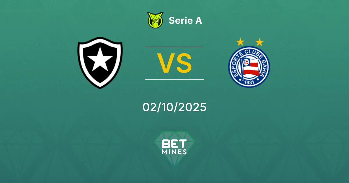 Botafogo vs Bahia Pronostico: Anteprima e Analisi della Partita | Serie A 02-10-2025