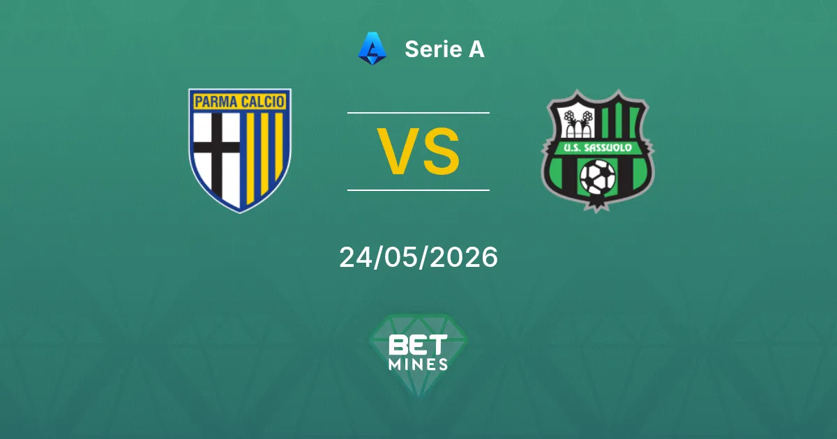 Parma x Sassuolo Palpite: Prévia e Análise da Partida | Serie A 24-05-2026