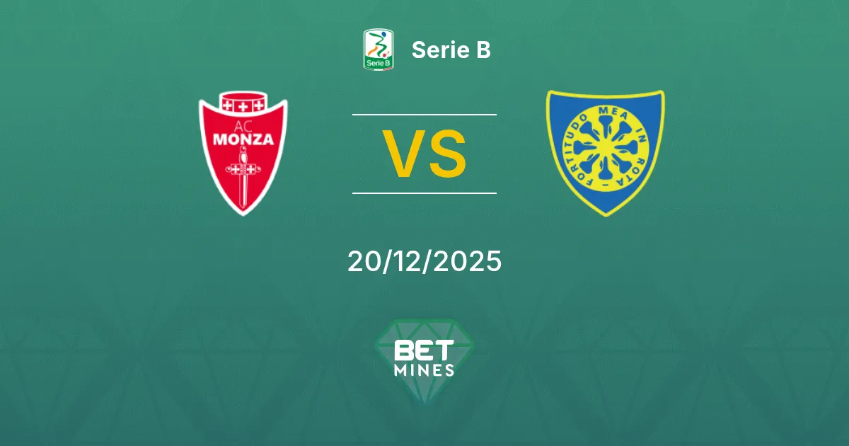 Monza vs Carrarese Pronostico: Anteprima e Analisi della Partita | Serie B 20-12-2025