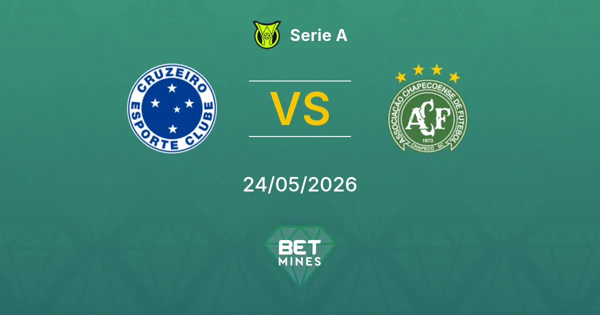 Cruzeiro x Chapecoense Palpite: Prévia e Análise da Partida | Série A 24-05-2026