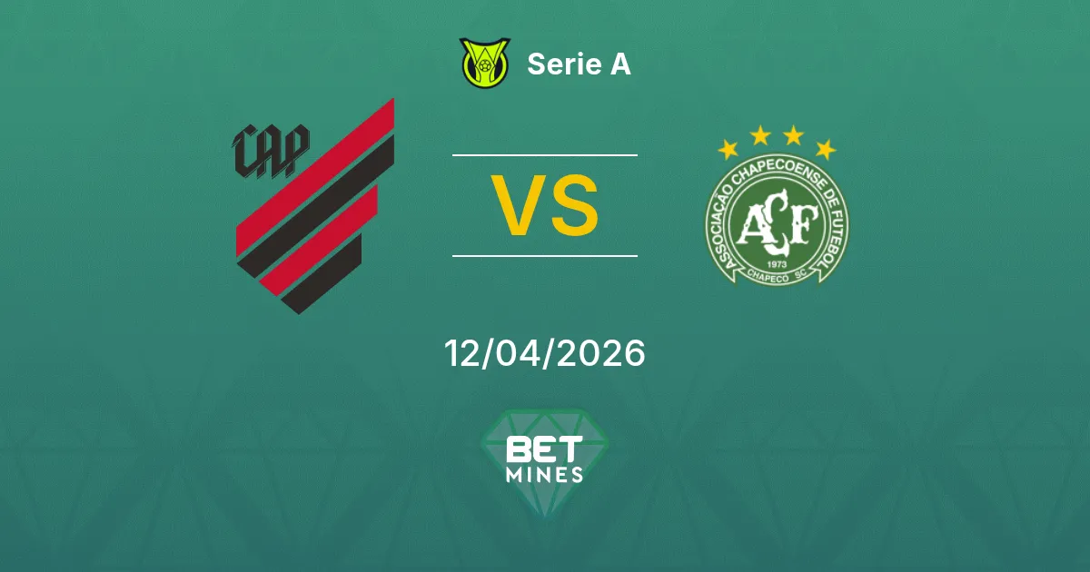 Athletico PR vs Chapecoense Pronóstico: Previa y Análisis del Partido | Serie A 12-04-2026