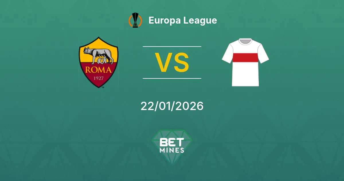 Roma vs VfB Stuttgart Prediction: Match Preview and Analysis | Europa League 22-01-2026