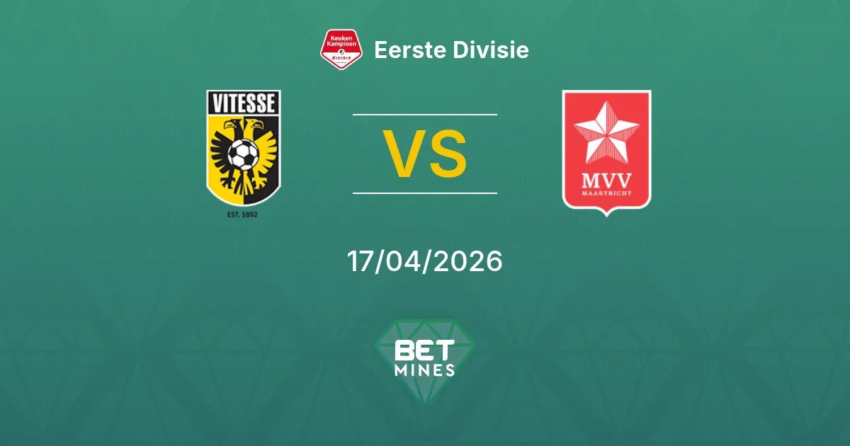 Vitesse vs MVV Maastricht Pronóstico: Previa y Análisis del Partido | Eerste Divisie 17-04-2026