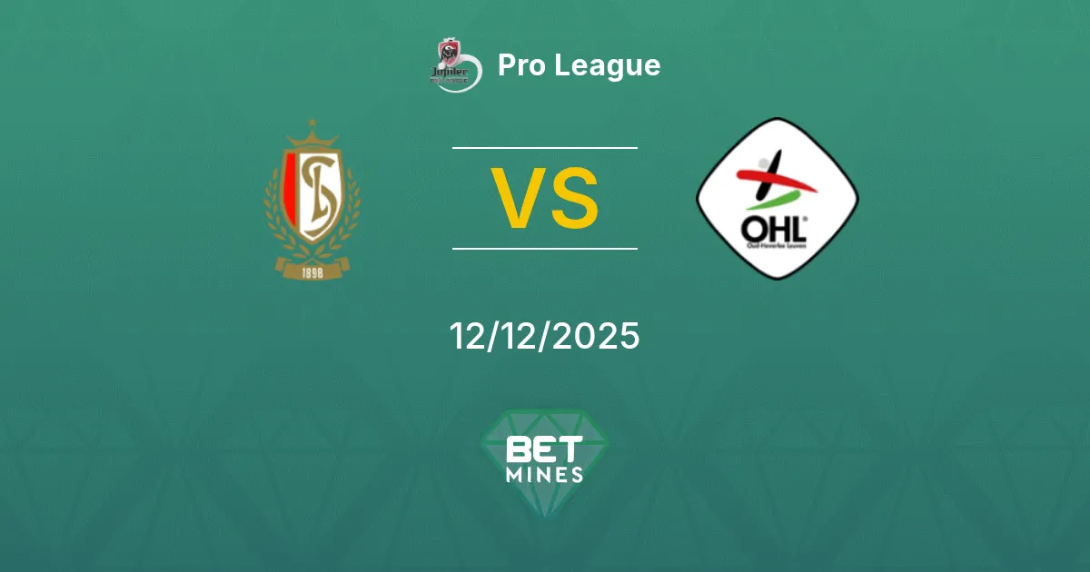 Standard Liegi vs OH Leuven Pronostico: Anteprima e Analisi della Partita | Pro League 12-12-2025