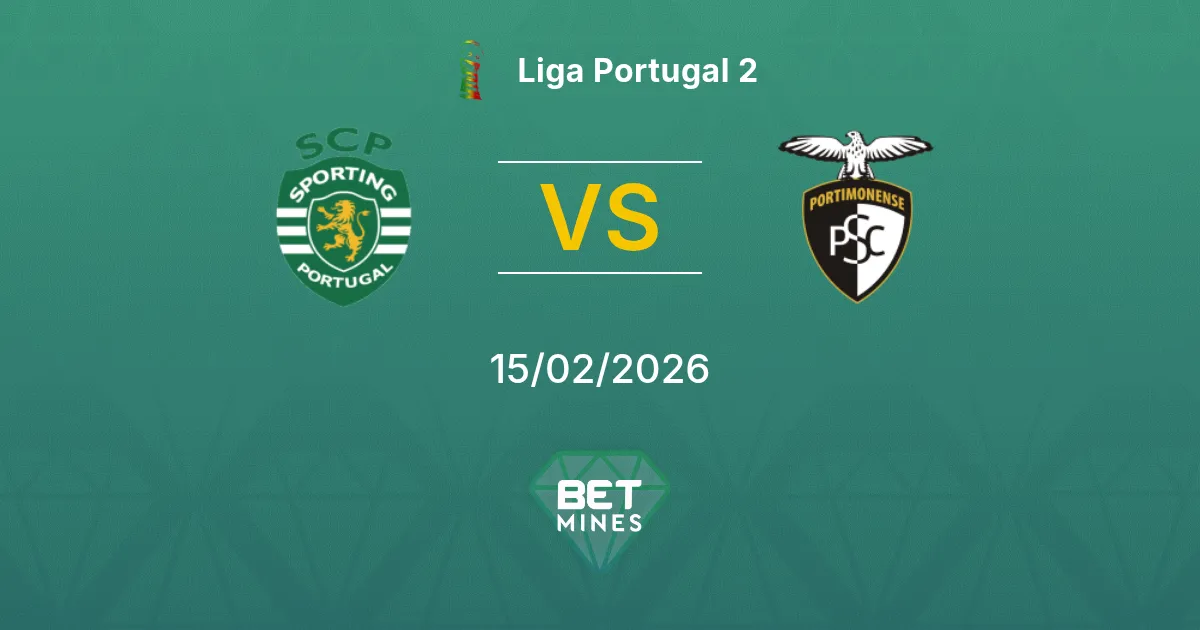 Sporting CP II vs Portimonense SAD Pronóstico: Previa y Análisis del Partido | Liga Portugal 2 15-02-2026