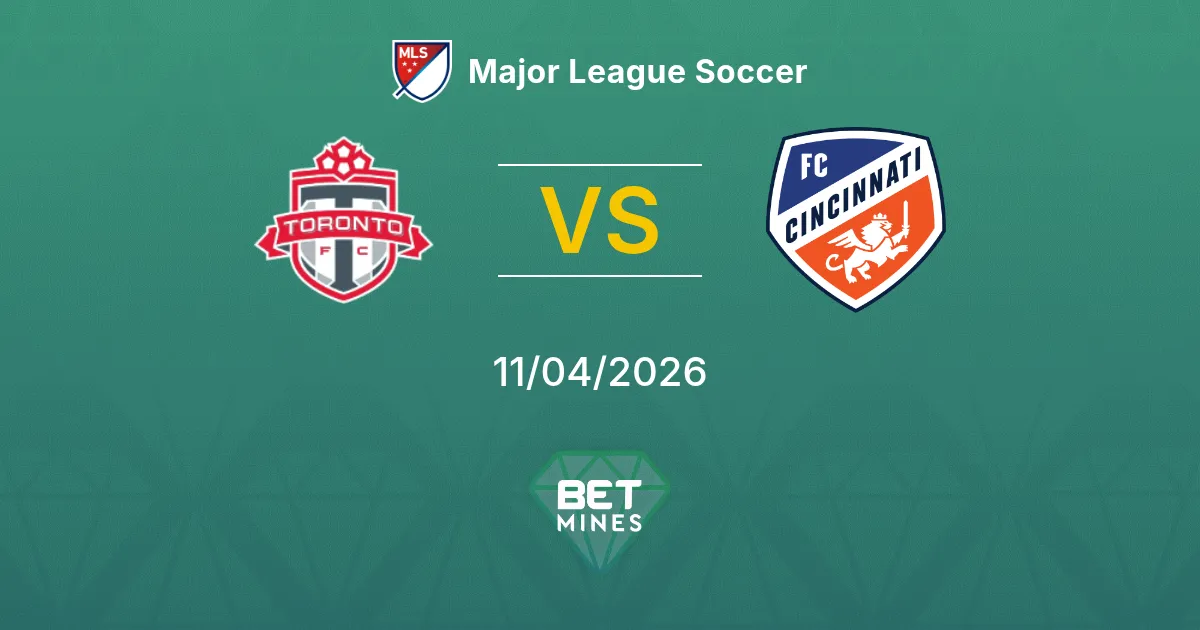 Toronto vs Cincinnati Pronóstico: Previa y Análisis del Partido | Major League Soccer 11-04-2026