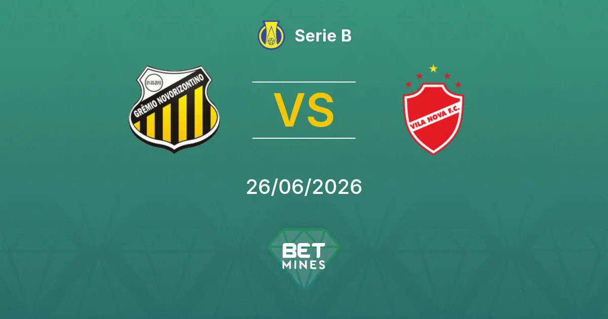 Novorizontino vs Vila Nova Pronostico: Anteprima e Analisi della Partita | Serie B 26-06-2026