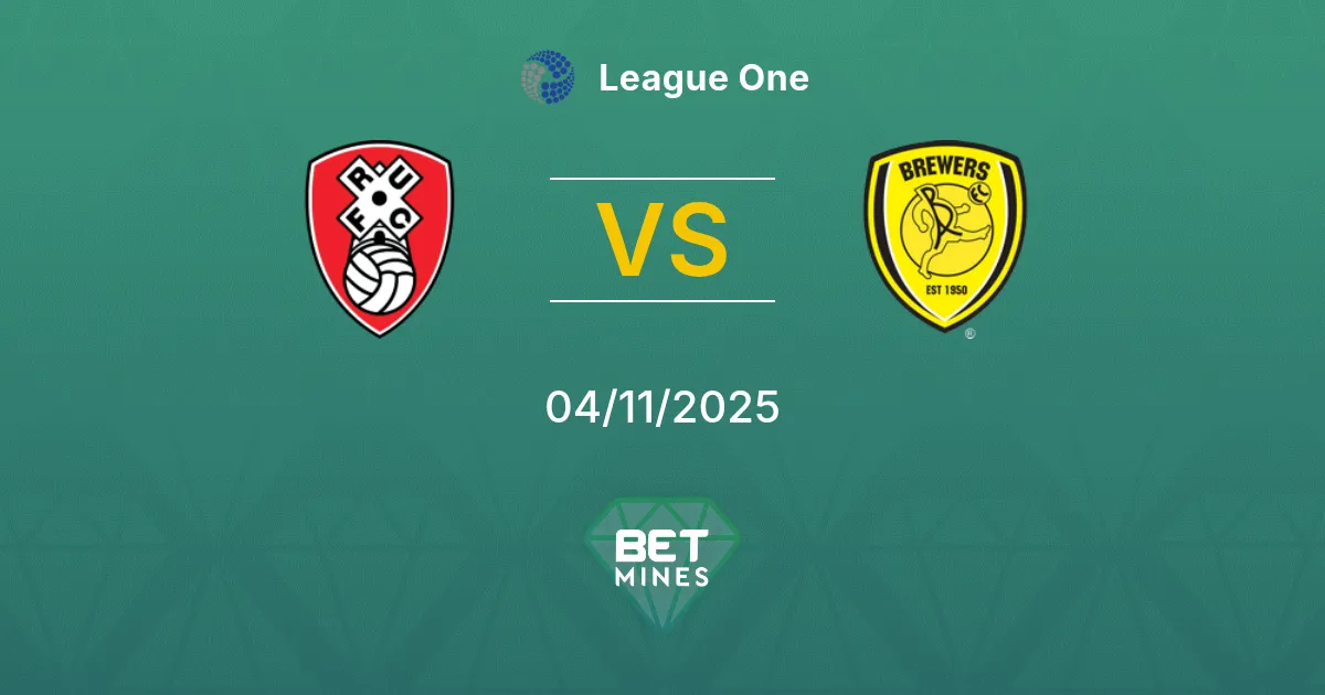 Rotherham United vs Burton Albion Prediction: Match Preview and Analysis | League One 04-11-2025