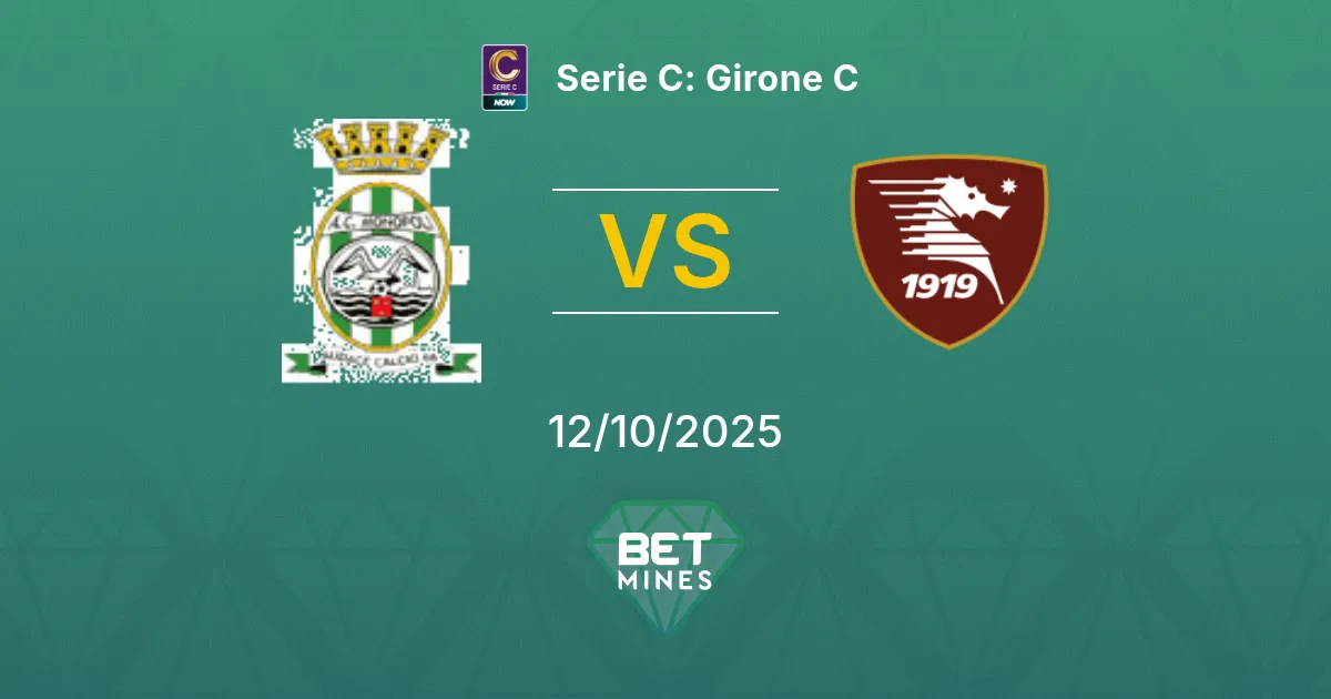 Monopoli vs Salernitana Pronostico: Anteprima e Analisi della Partita | Serie C: Girone C 12-10-2025