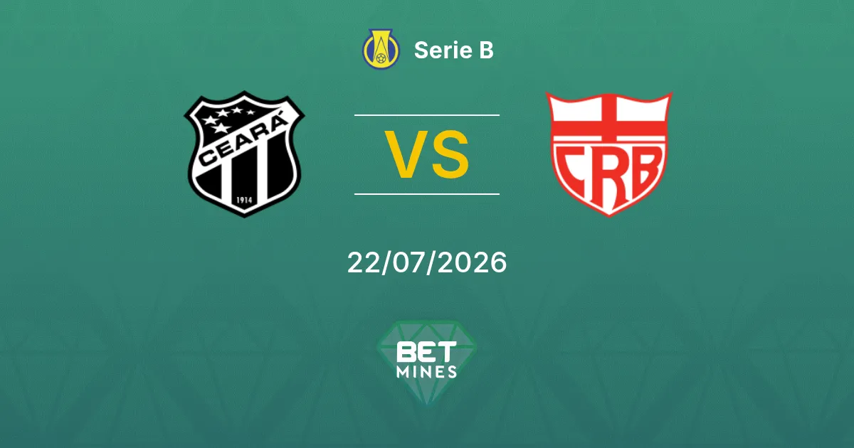Ceará vs CRB Prediction: Match Preview and Analysis | Serie B 22-07-2026