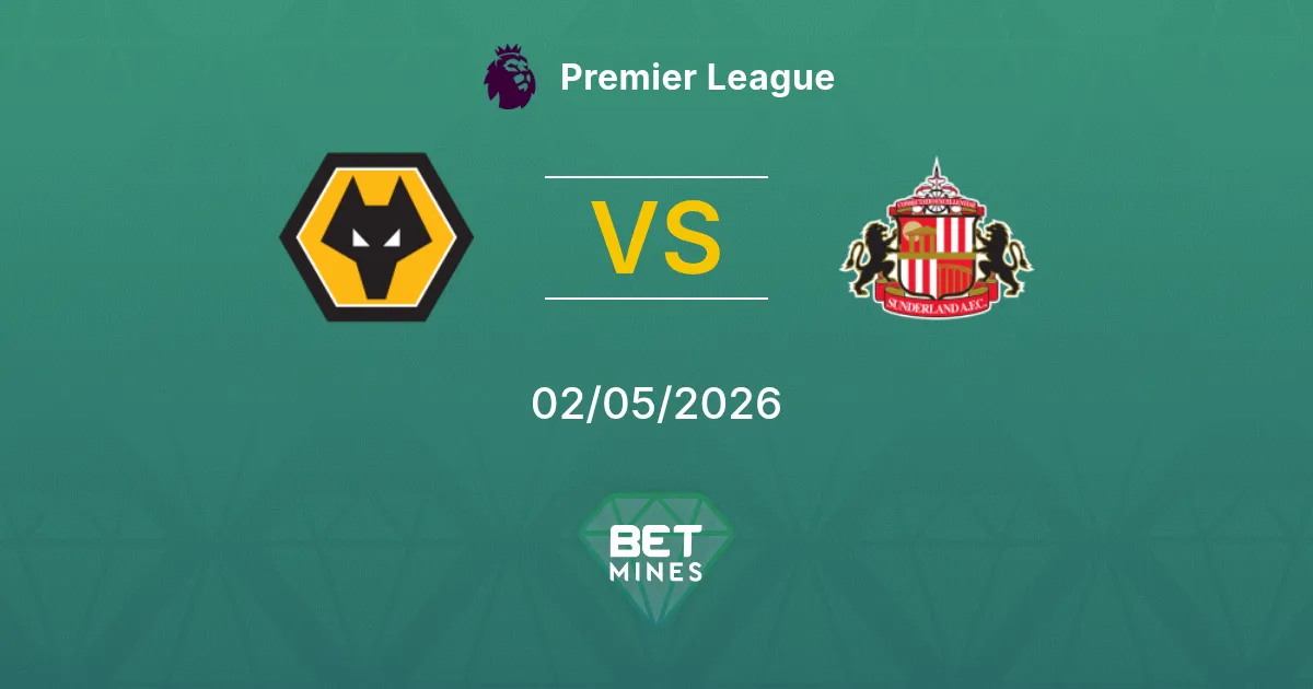 Wolverhampton Wanderers vs Sunderland Pronostico: Anteprima e Analisi della Partita | Premier League 02-05-2026