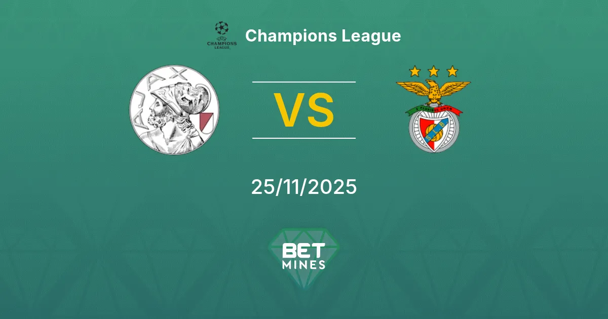 Ajax vs Benfica Prediction: Match Preview and Analysis | Champions League 25-11-2025