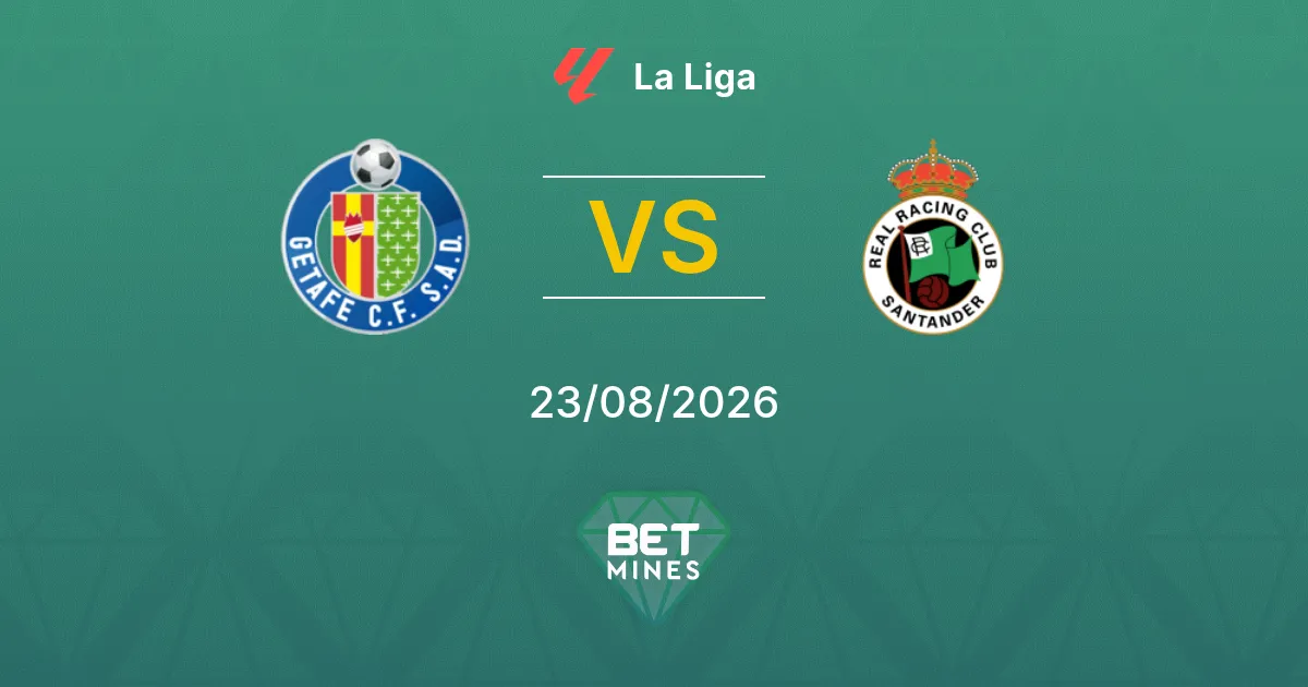 Palpite Getafe x Racing Santander: Prévia e Análise da Partida | La Liga 23-08-2026