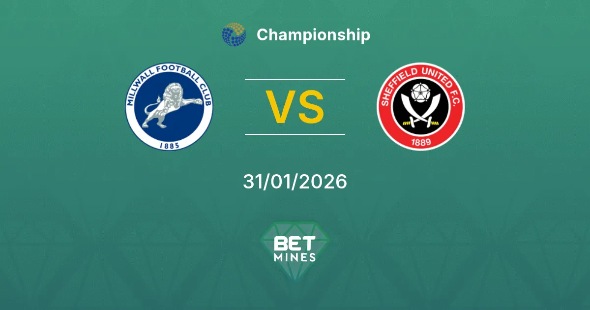 Millwall vs Sheffield United Prediction: Match Preview and Analysis | Championship 31-01-2026