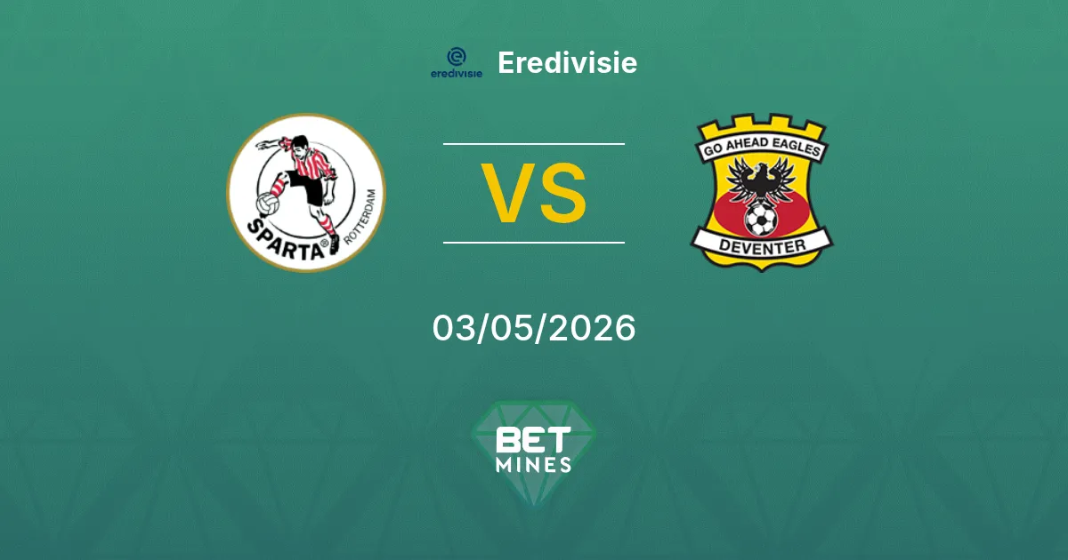 Sparta Rotterdam vs Go Ahead Eagles Pronostico: Analisi e Anteprima della Partita | Eredivisie 03-05-2026