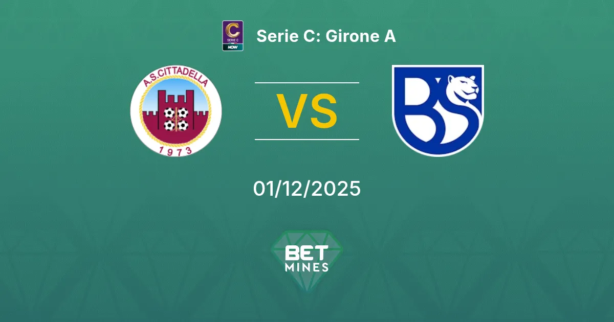 Cittadella vs Union Brescia Prediction: Match Preview and Analysis | Serie C: Girone A 01-12-2025