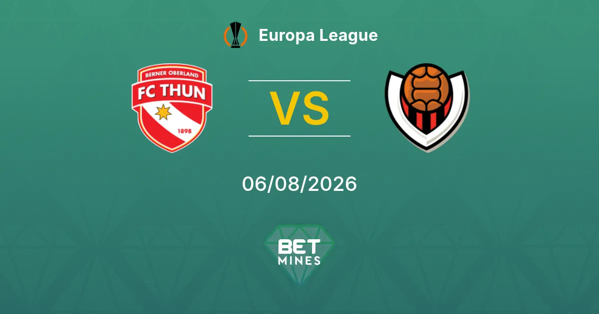 Pronóstico Thun vs Víkingur Reykjavík: Previa y Análisis del Partido | Europa League 06-08-2026