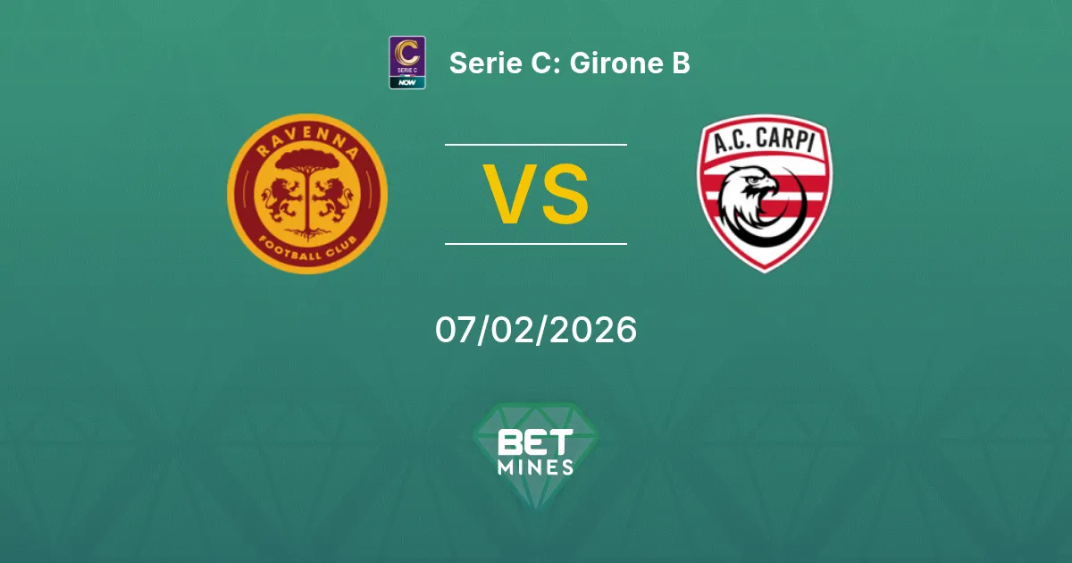 Ravenna vs Athletic Carpi Prediction: Match Preview and Analysis | Serie C: Girone B 07-02-2026