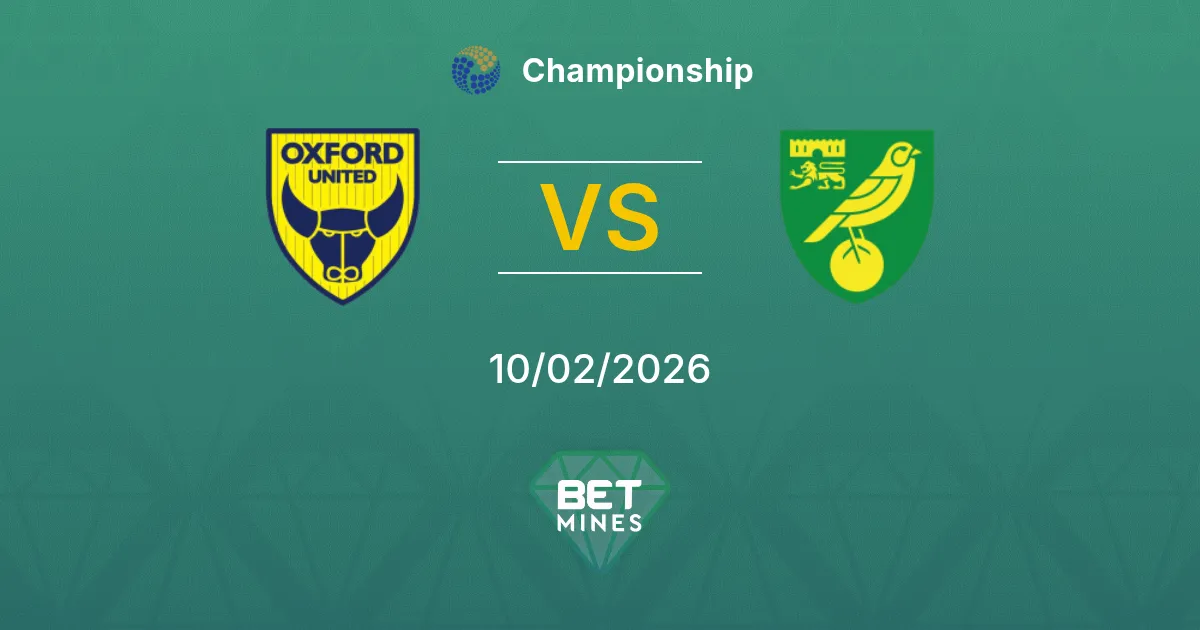 Oxford United vs Norwich City Prediction: Match Preview and Analysis | Championship 10-02-2026