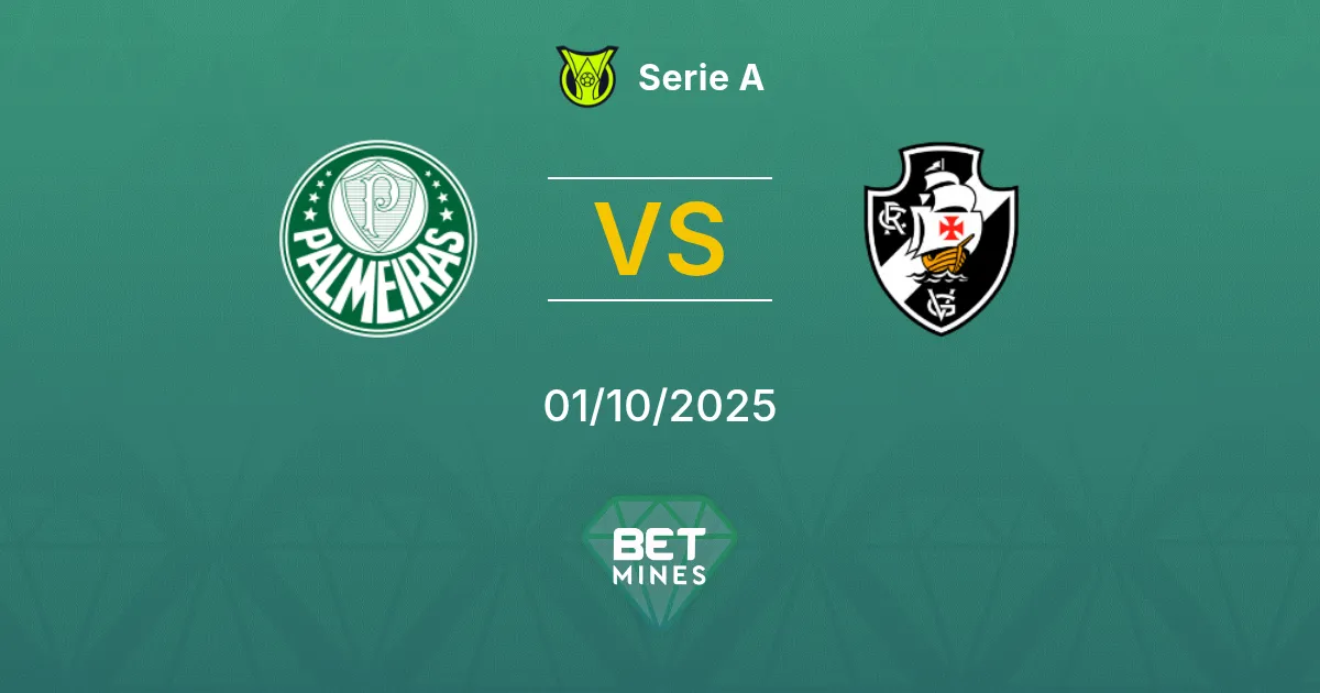 Palmeiras vs Vasco da Gama Pronostico: Analisi e Anteprima della Partita | Serie A 01-10-2025