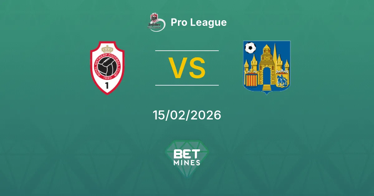 Antwerp x Westerlo Palpite: Prévia e Análise da Partida | Pro League 15-02-2026