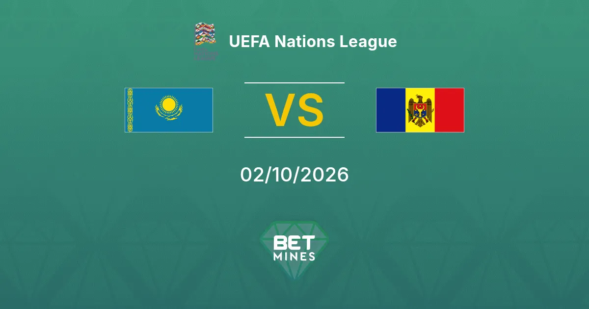 Kazakhstan vs Moldova Prediction: Match Preview and Analysis | UEFA Nations League 02-10-2026