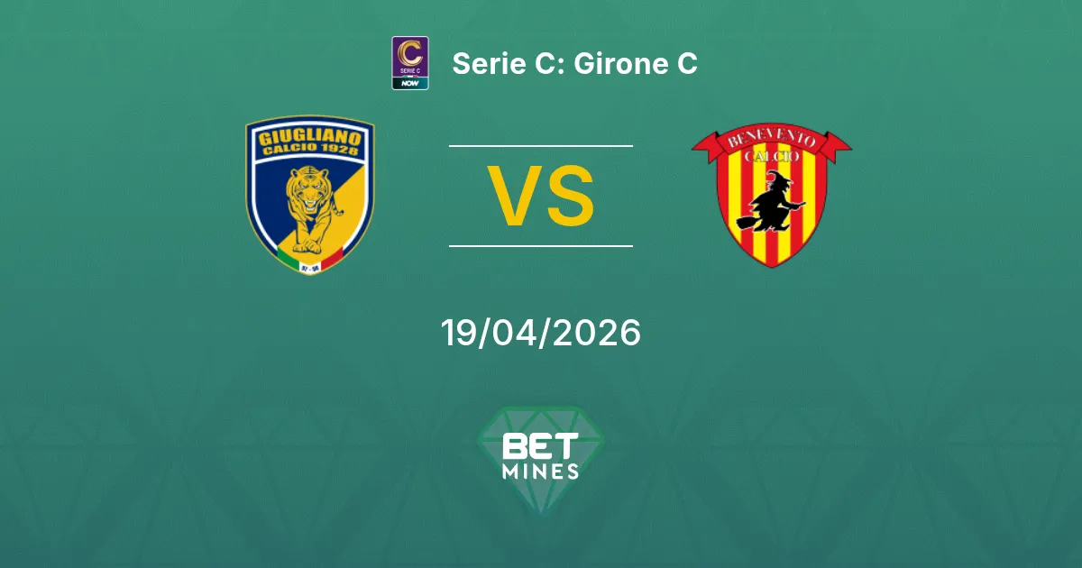 SSC Giugliano vs Benevento Pronostico: Anteprima e Analisi della Partita | Serie C: Girone C 19-04-2026