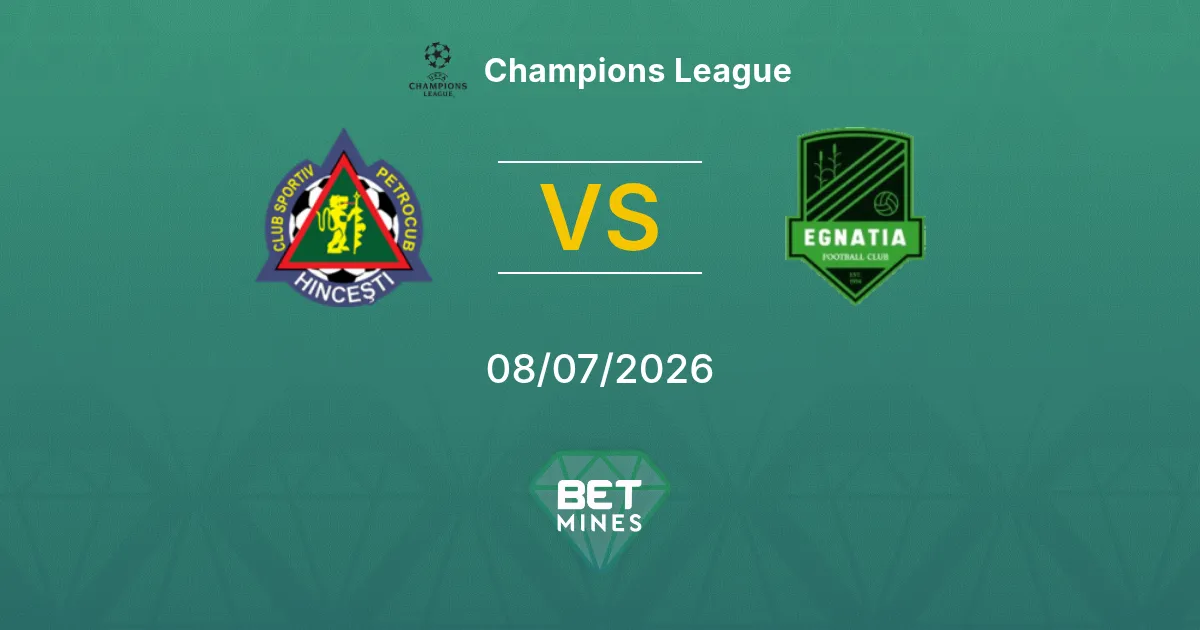 Petrocub vs Egnatia Rrogozhinë Pronostico: Anteprima e Analisi della Partita | Champions League 08-07-2026