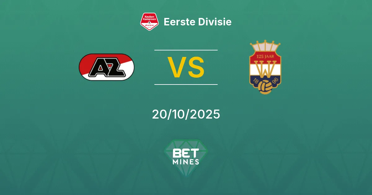 Jong AZ vs Willem II Pronostico: Analisi e Anteprima della Partita | Eerste Divisie 20-10-2025