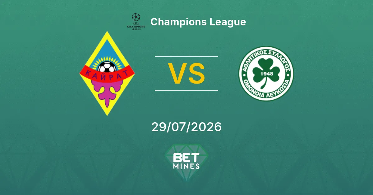 Kairat vs Omonia Nicosia