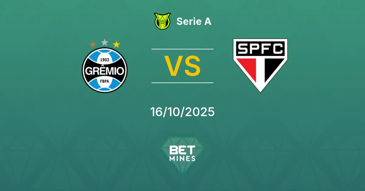 Grêmio vs São Paulo Pronostico: Anteprima e Analisi della Partita | Serie A 16-10-2025