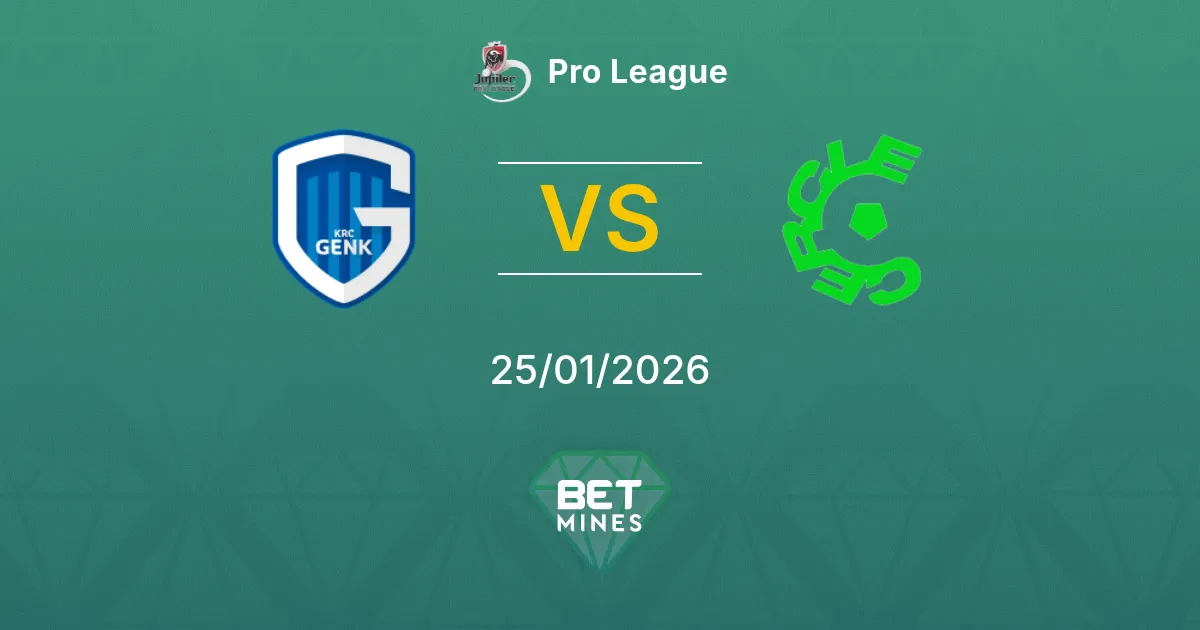 Genk vs Cercle Brugge Prediction: Match Preview and Analysis | Pro League 25-01-2026