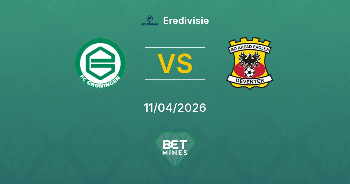 FC Groningen vs Go Ahead Eagles Pronóstico: Previa y Análisis del Partido | Eredivisie 11-04-2026
