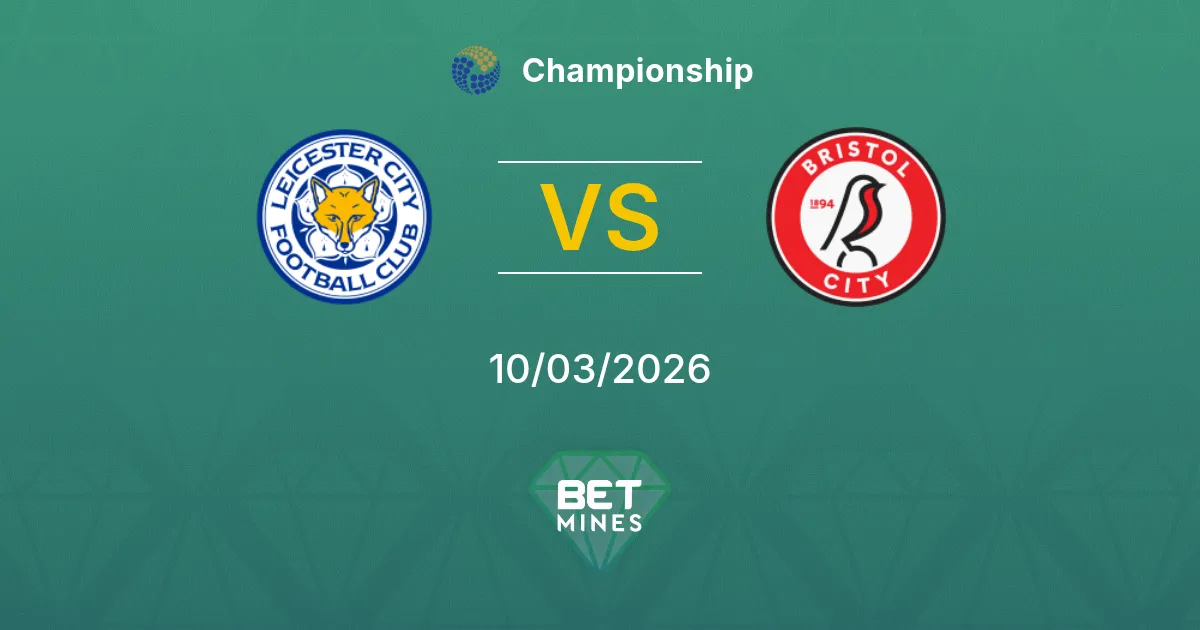 Leicester City x Bristol City Palpite: Prévia e Análise da Partida | Championship 10-03-2026