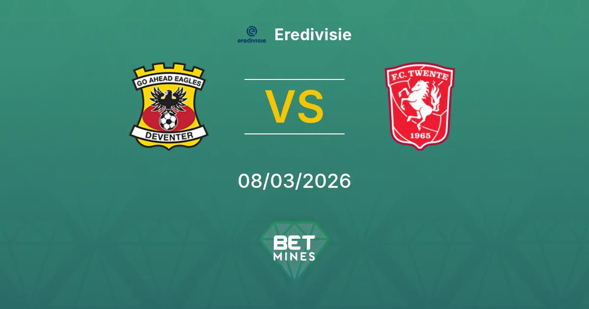 Go Ahead Eagles vs FC Twente Prediction: Match Preview and Analysis | Eredivisie 08-03-2026