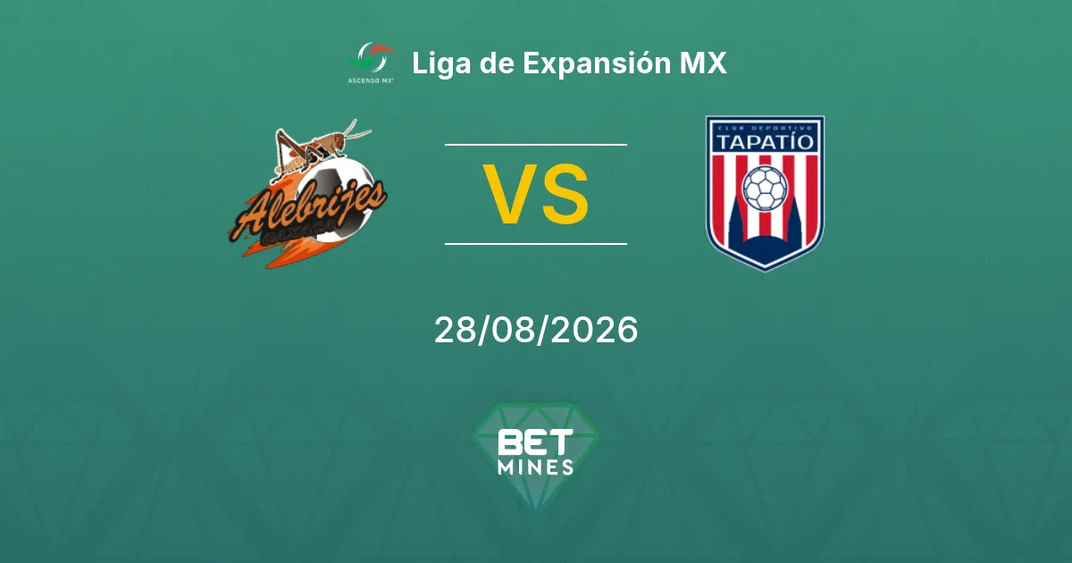 Palpite Alebrijes x Tapatío: Prévia e Análise da Partida | Liga de Expansión MX 28-08-2026
