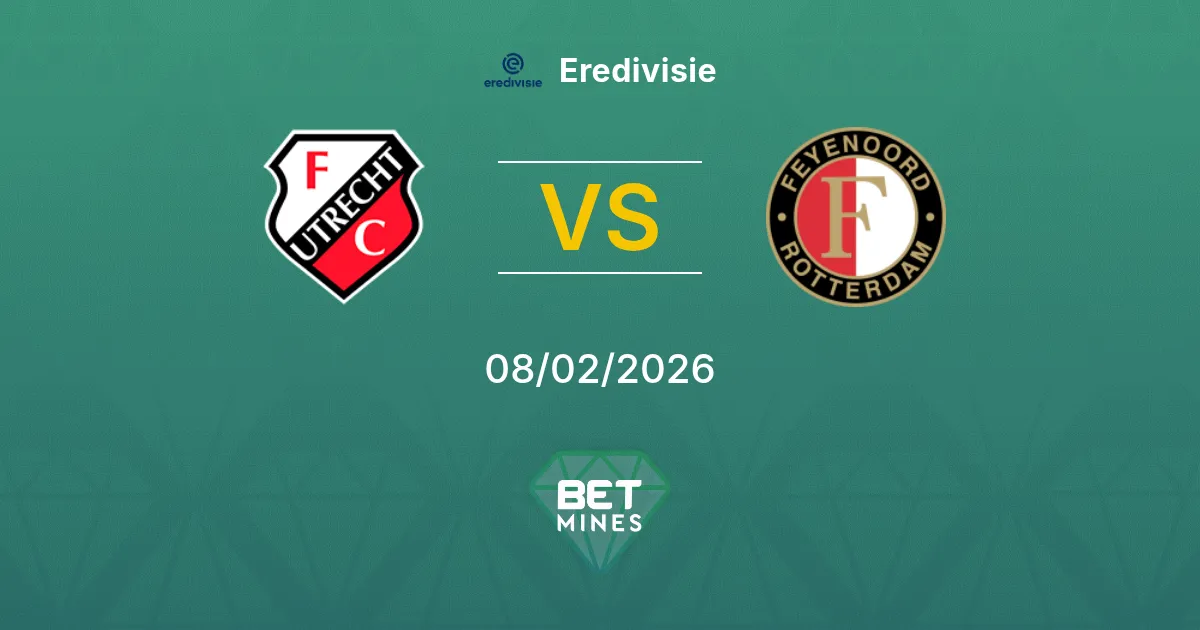 FC Utrecht vs Feyenoord Prediction: Match Preview and Analysis | Eredivisie 08-02-2026